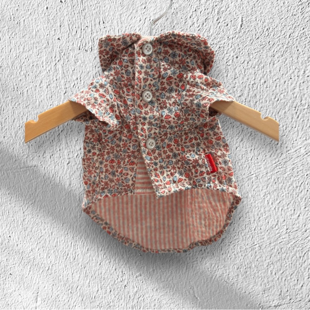 Reddy Pet floral button down shirt. XXS/XS